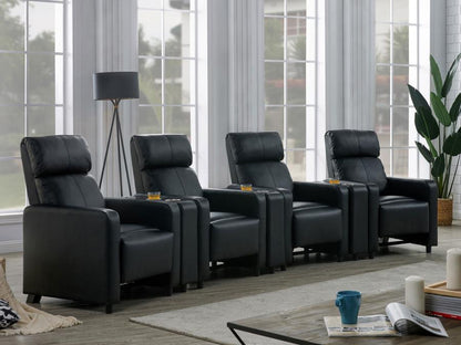 Toohey - Upholstered Tufted Recliner Living Room Set CoasterEveryday