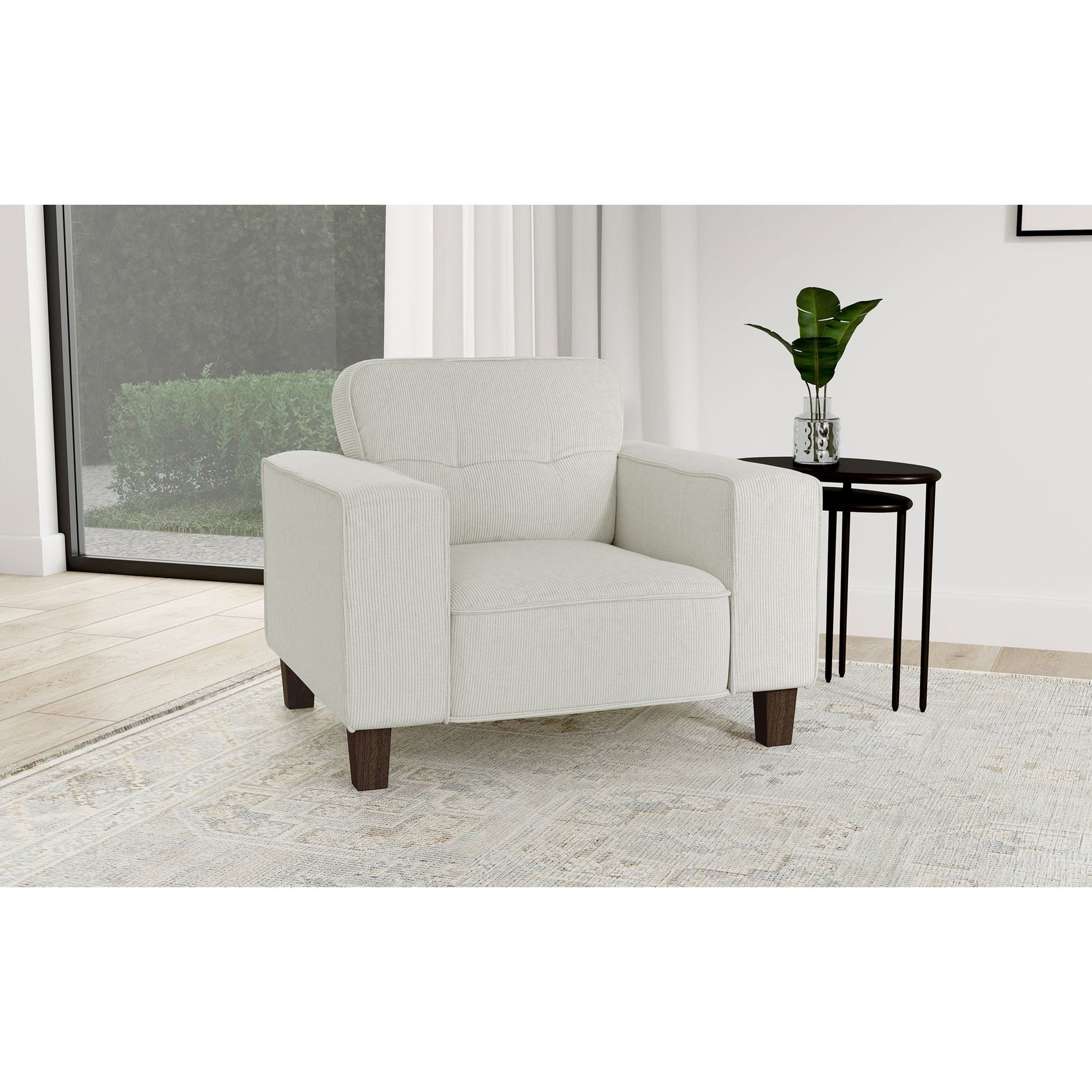 Dana - Track Arm Tufted Accent Chair Furniture Max
