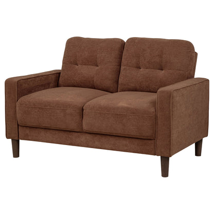 Heather - Track Arm Tufted Loveseat Furniture Max