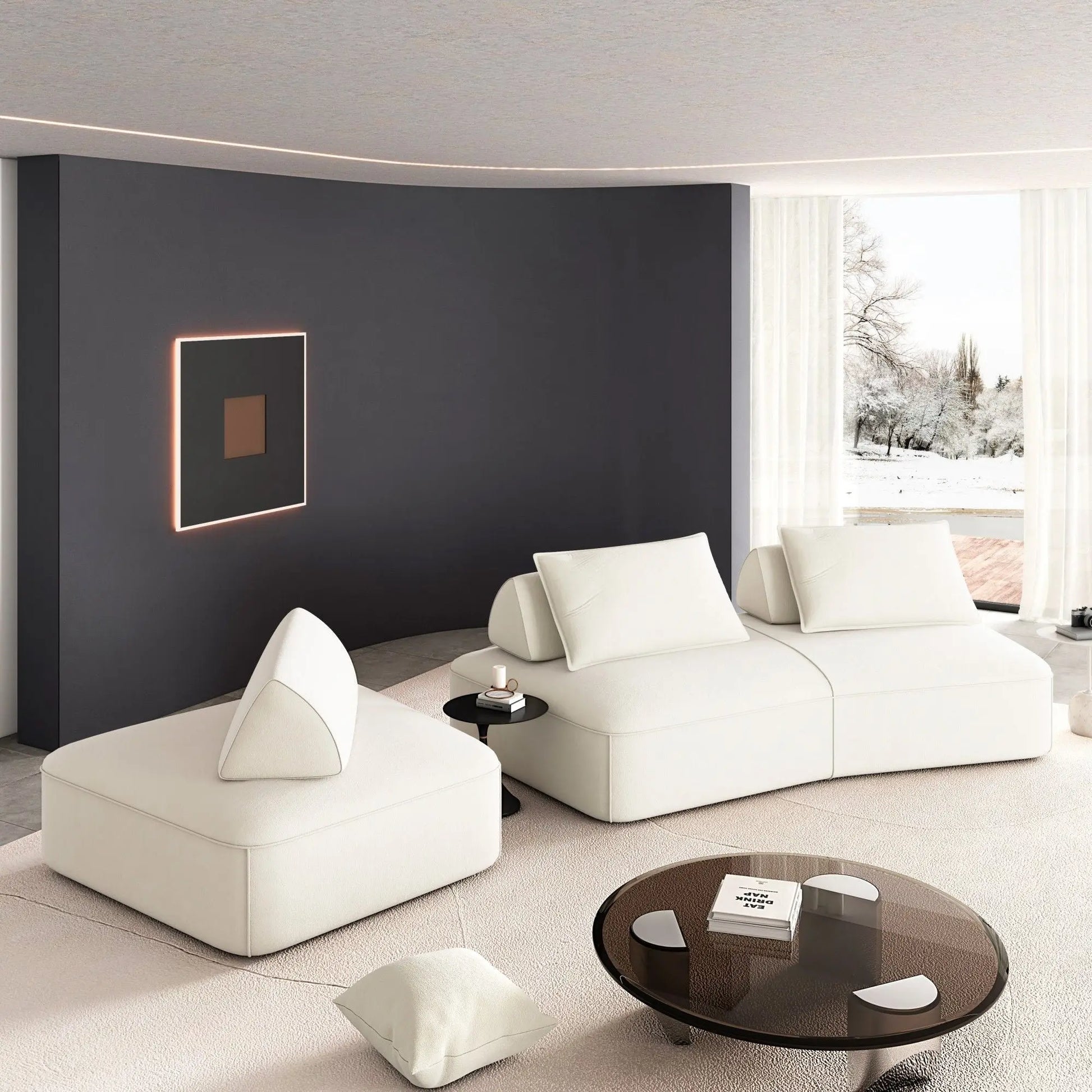 Modern Luxury Oversized Modular Sectional Sofa Set Home Essentials