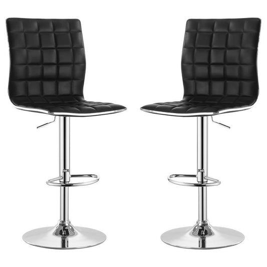 Ashbury - Upholstered Adjustable Bar Stool (Set of 2) CoasterEveryday