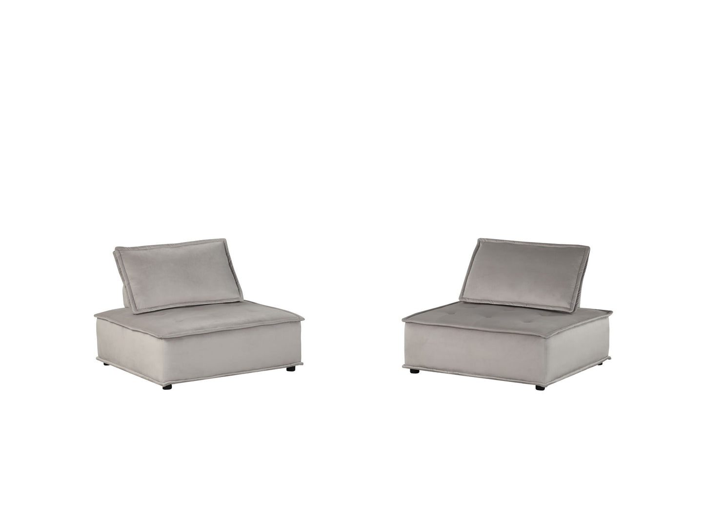 Anna - Armless Lounge Chair Lilola Home