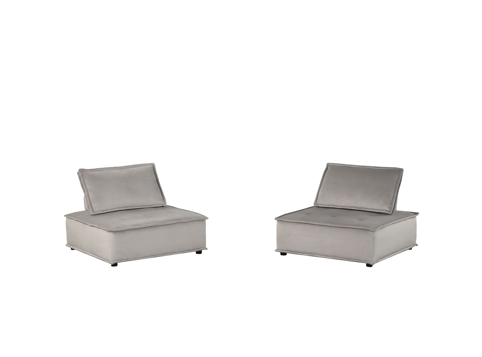 Anna - Armless Lounge Chair Lilola Home