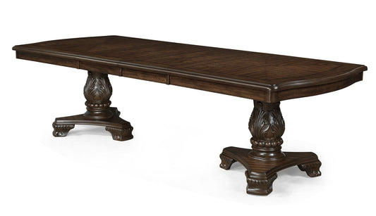 Kiera - Dining Table - Cherry Brown Crown Mark