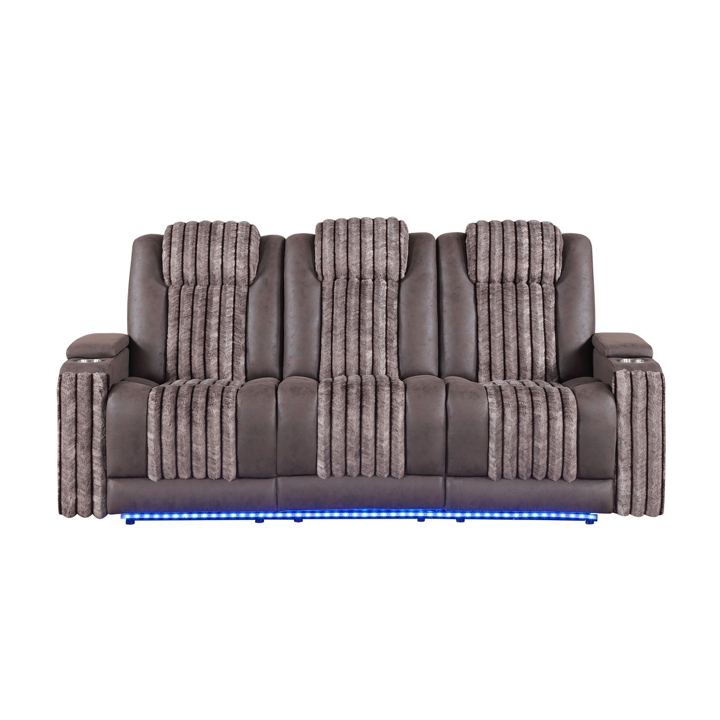 Duran - Power Reclining Sofa With Power Headrest Global Furniture USA