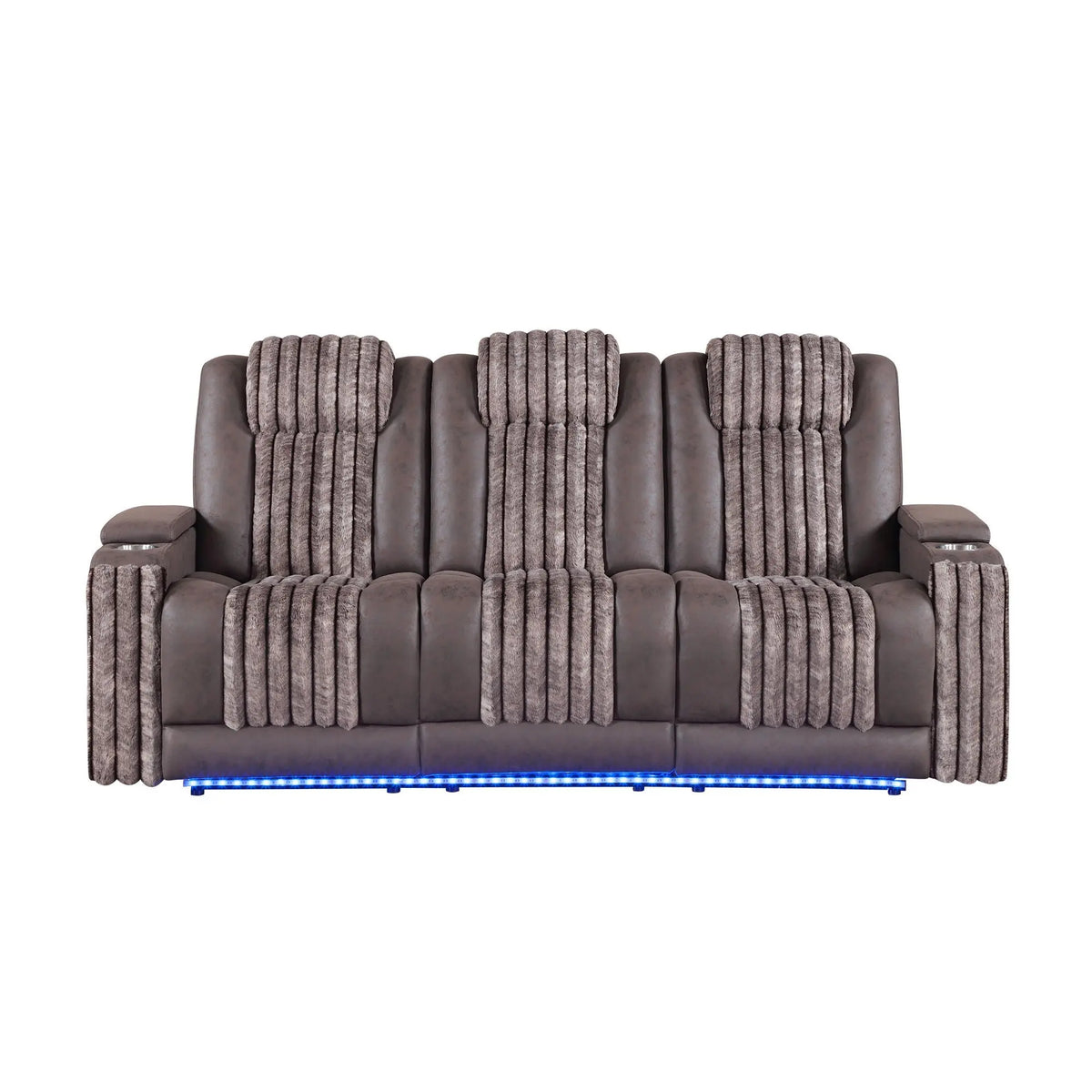 Duran - Power Reclining Sofa With Power Headrest Global Furniture USA