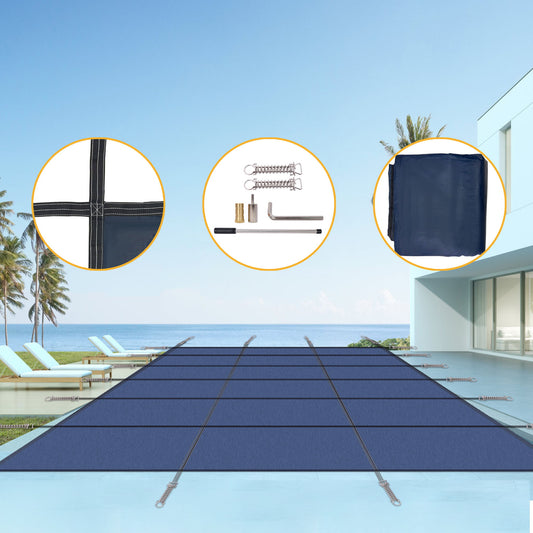 16 X 32 Ft Inground Pool Safety Cover, Rectangle Daily Nest