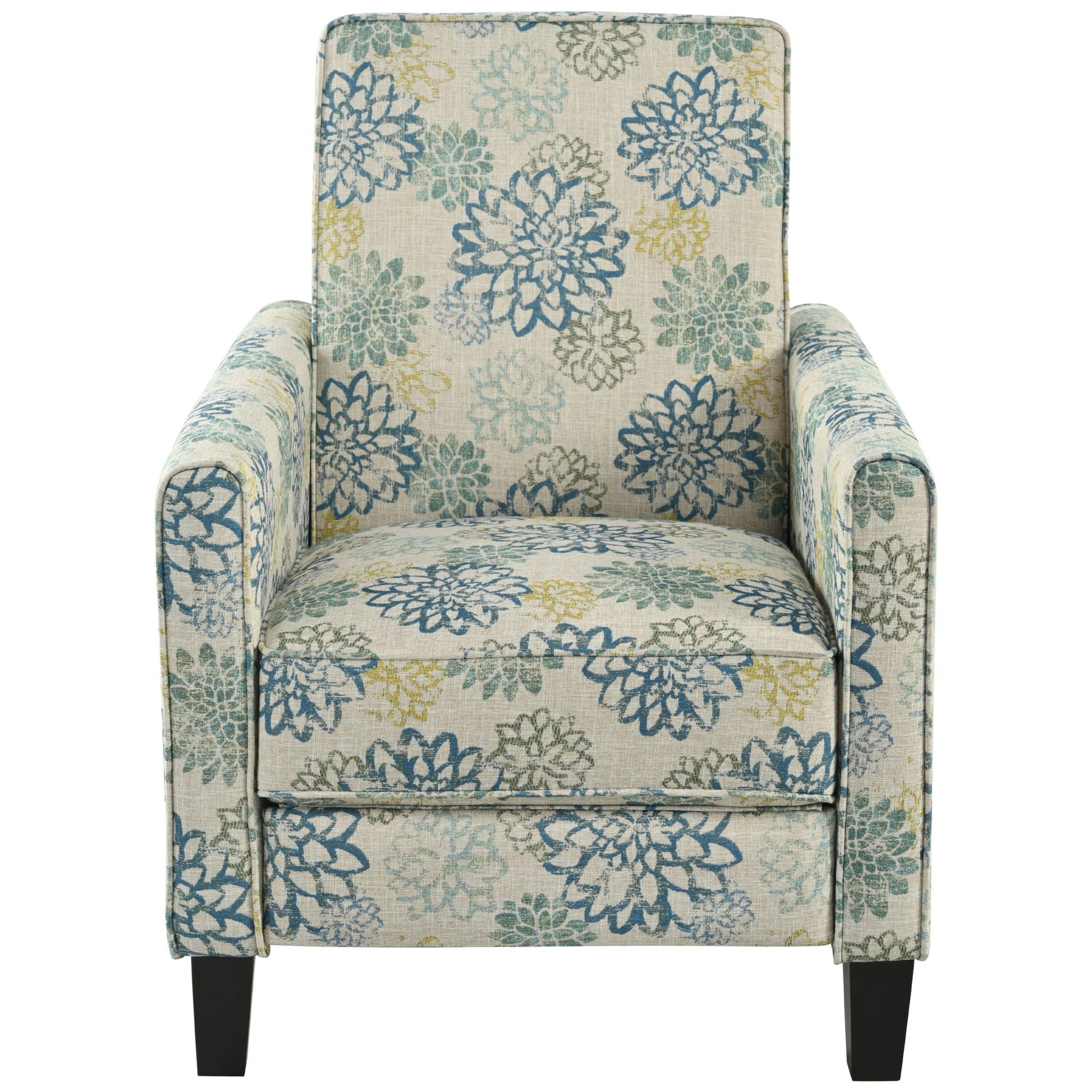 Push Back Upholstered Recliner Armchair Noble House