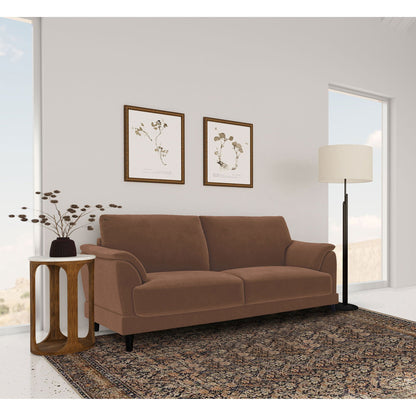 Dania - Sofa With Tufted Arms - Rust Furniture Max