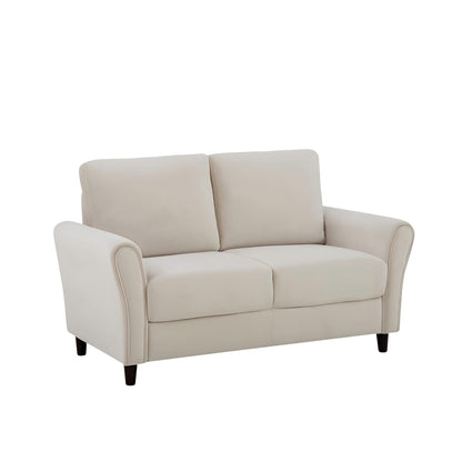 Patricia - Curved Arm Loveseat Sofa US Pride