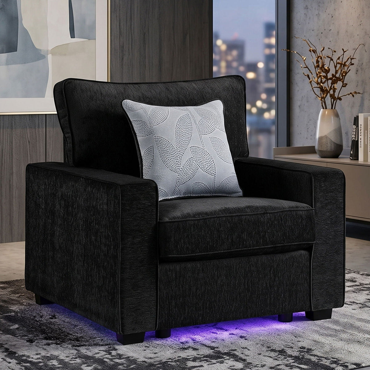 Rita - Accent Chair With LED Underlighting Matrix Furniture Group