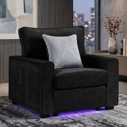 Rita - Accent Chair With LED Underlighting Matrix Furniture Group