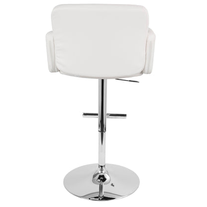 Stout - Contemporary Adjustable Barstool With Swivel Lumi Source