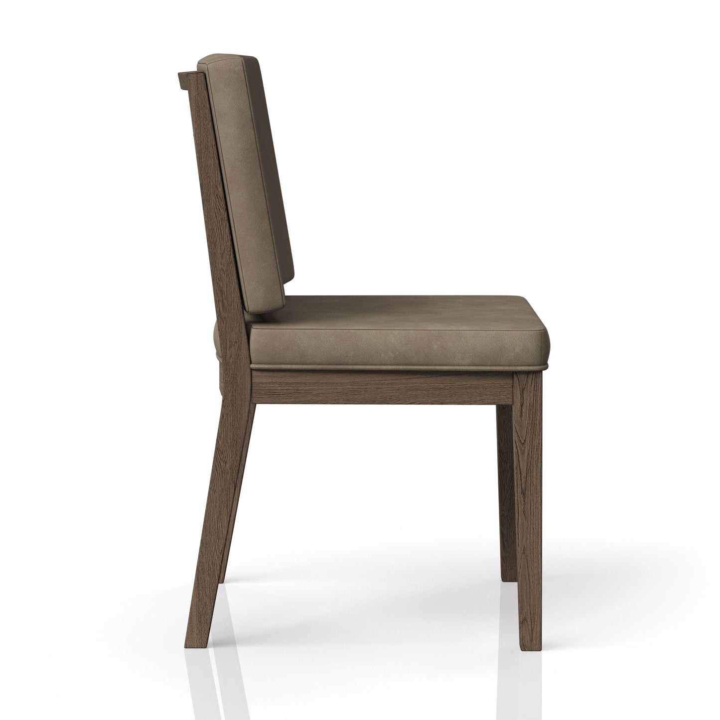 Leather Soft Back Chair (Set of 2) - Light Brown Bernards Furniture