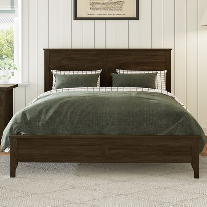 Modern Solid Wood Platform Bed Hearth and Haven