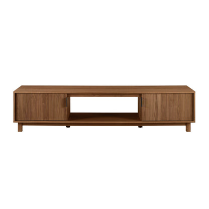 Modern Fluted Door Minimalist TV Stand Walker Edison