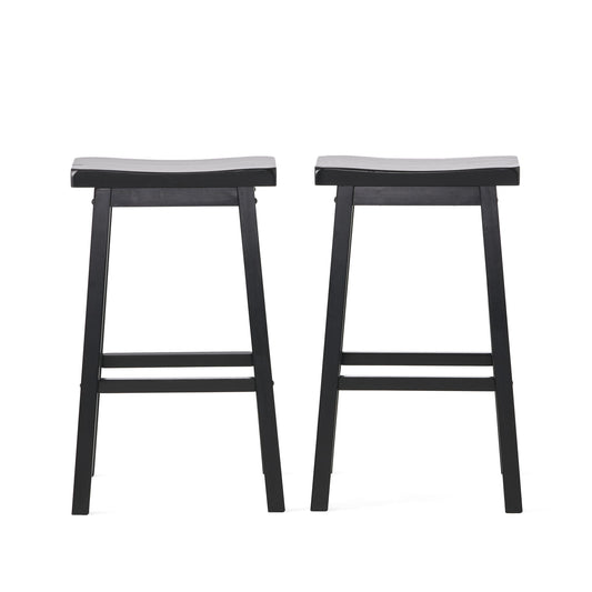 Saddle Stool - Black Noble House