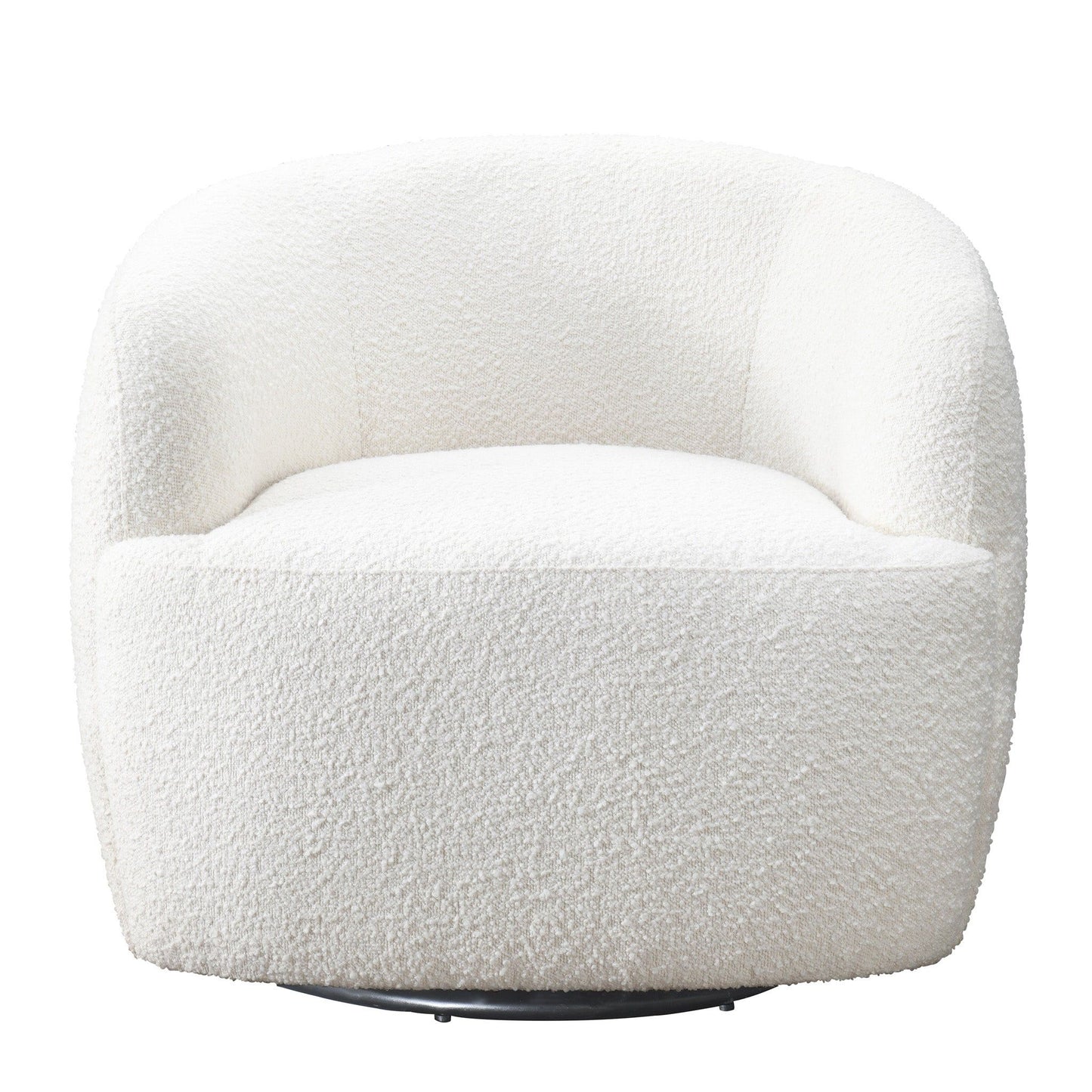Mina - Swivel Chair - White Ashcroft Furniture
