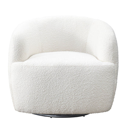 Mina - Swivel Chair - White Ashcroft Furniture