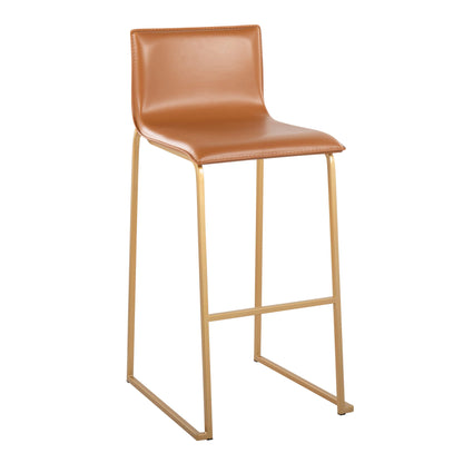 Mara - Contemporary Upholstered Barstool (Set of 2) Lumi Source