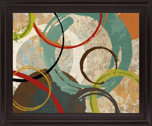 Whirlwind Echoes - 28" x 34" Framed Wall Art Classy Art