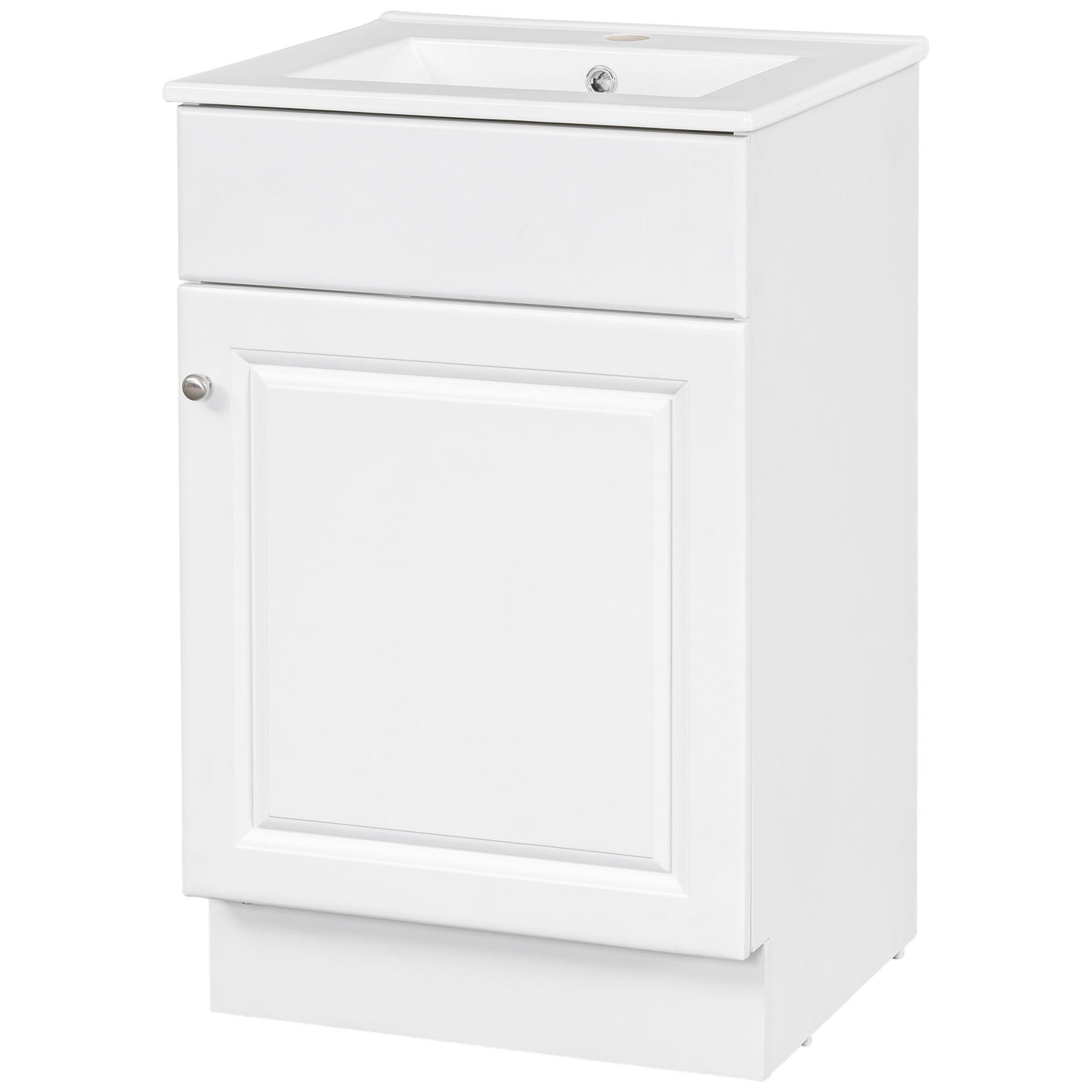 Bathroom Vanity With Sink, Cabinet With Adjustable Shelf Noble House