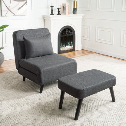 3 In 1 Foldable Chaise Lounge With Adjustable Backrest Home Essentials