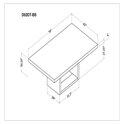 Sheena - Dining Table Global Furniture USA