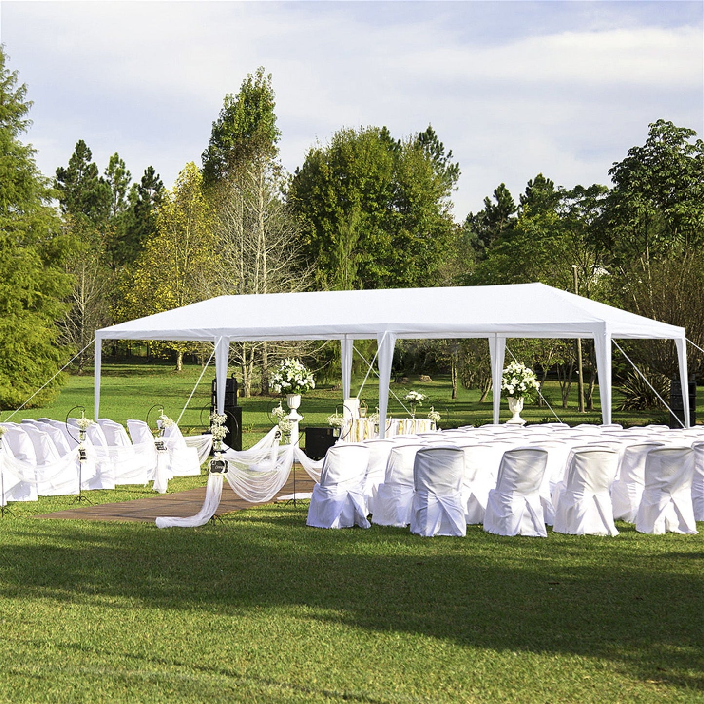 10X20' Outdoor Garden Gazebo Wedding Party Tent Canopy Marquee With Removable Sidewalls