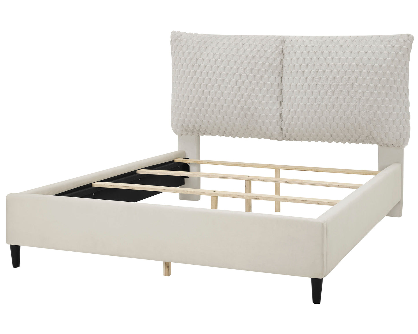 Violet - Queen Bed - White Dove