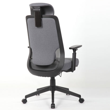 High Back Ergonomic Office Chair With Adjustable Headrest & 5D Armrest, Height Adjustable Swivel For Home Office - Antique Gray Home Essentials