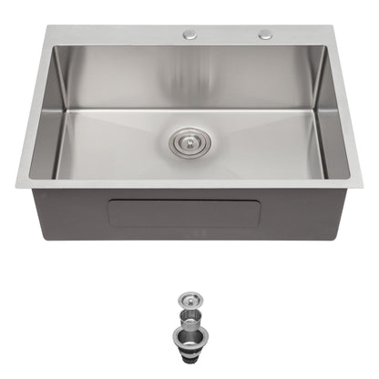 Topmount Stainless Steel Kitchen Sink Daily Nest