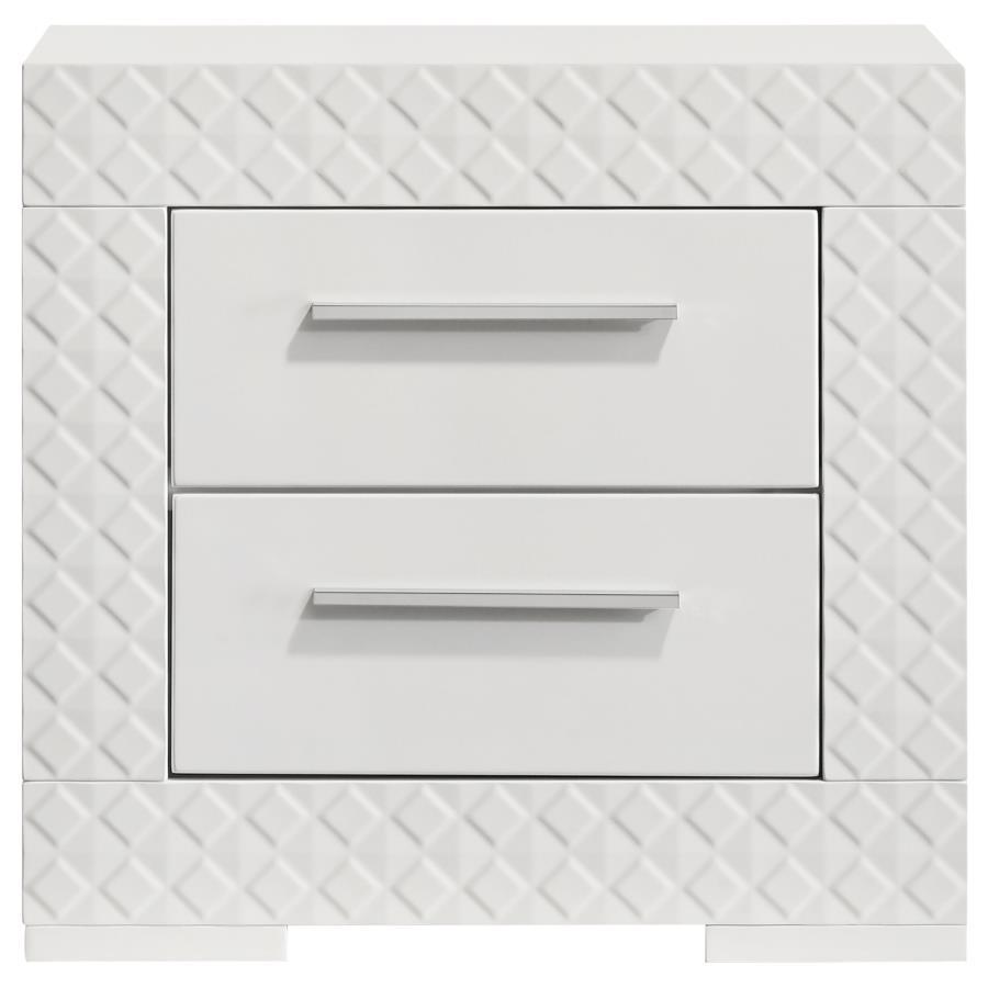 Ives - 2-Drawer Nightstand Bedside Table Coaster Fine Furniture