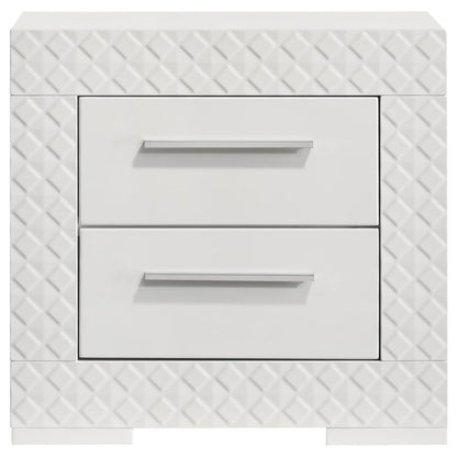 Ives - 2-Drawer Nightstand Bedside Table Coaster Fine Furniture