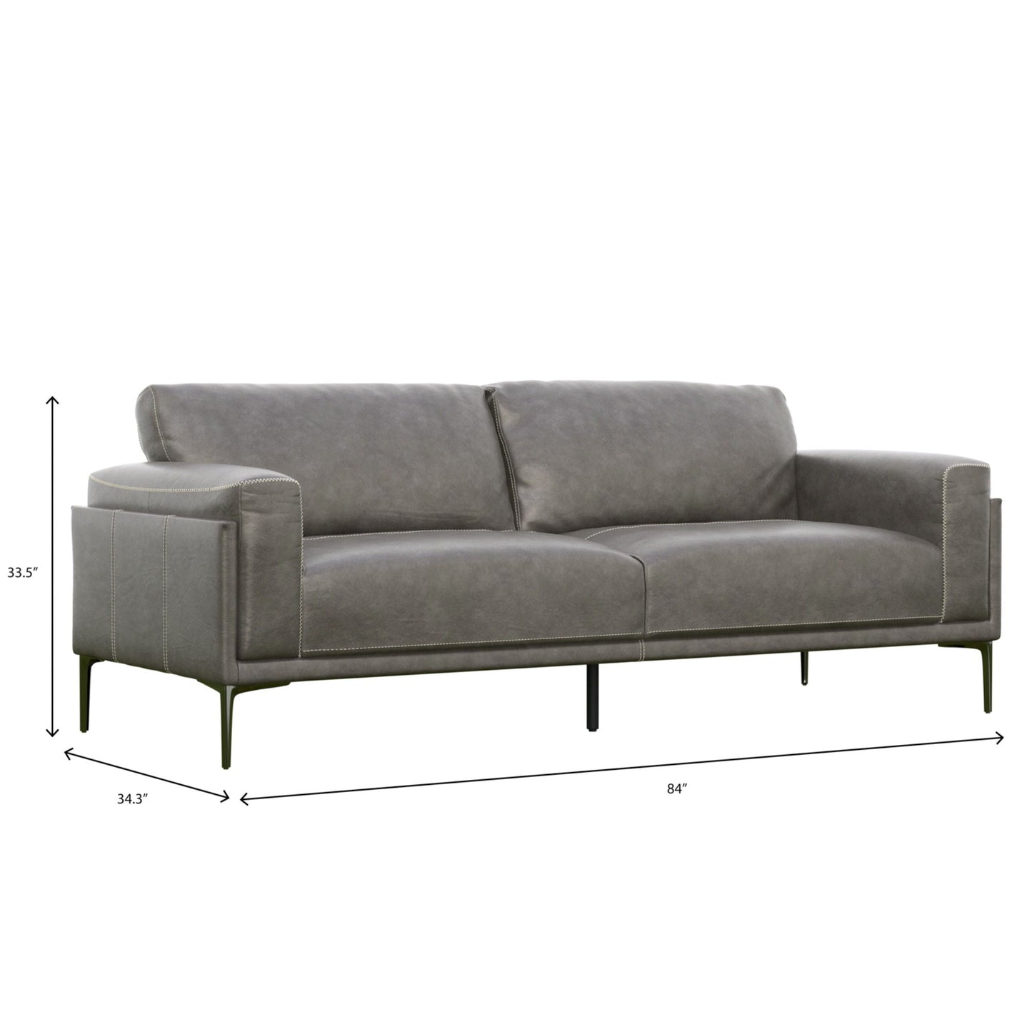 Sofa - Dark Gray Emerald Home