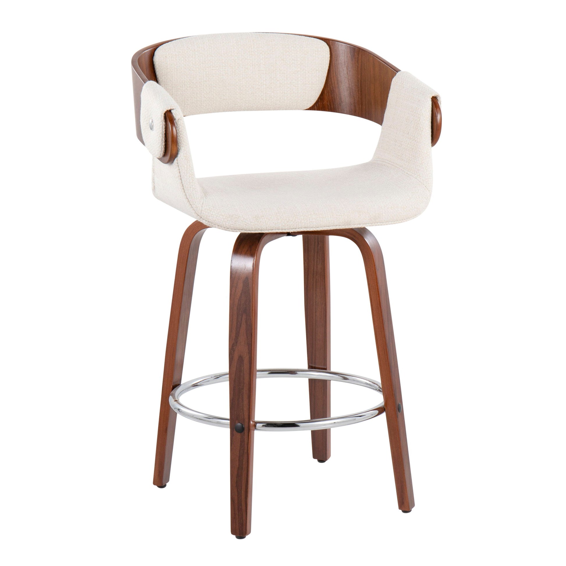 Elisa - Mid Century Modern Counter Stool (Set of 2) Lumi Source