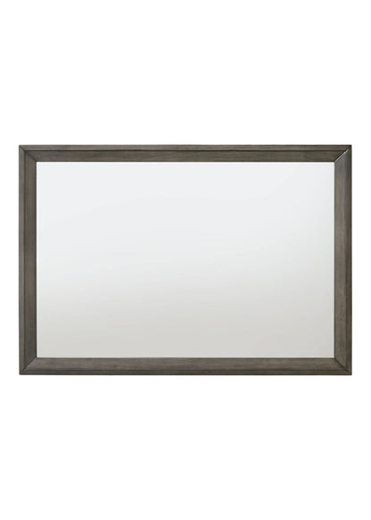 Escher - Mirror - Gray / Oak Acme