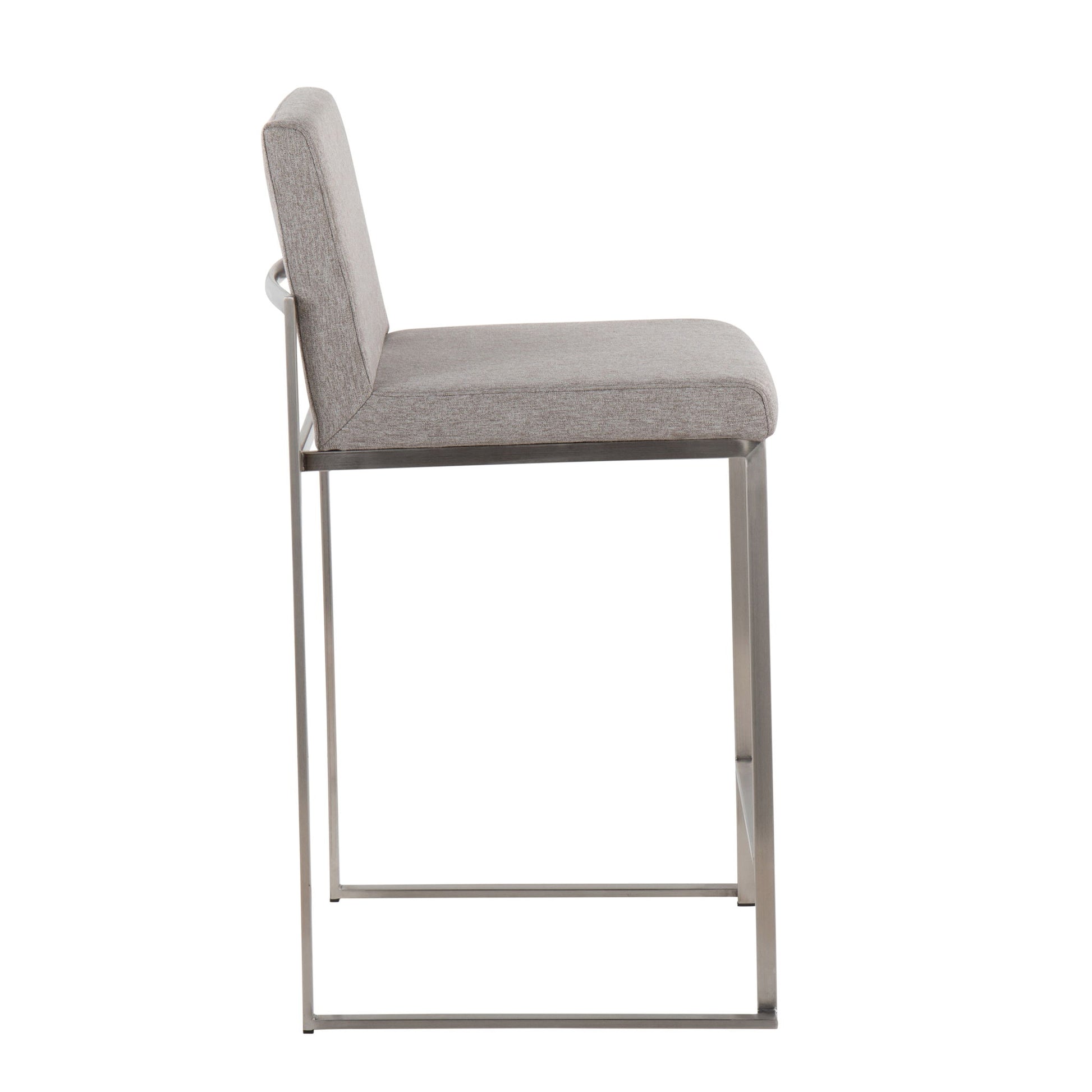 Fuji - Contemporary High Back Counter Stool, Functional Design Lumi Source