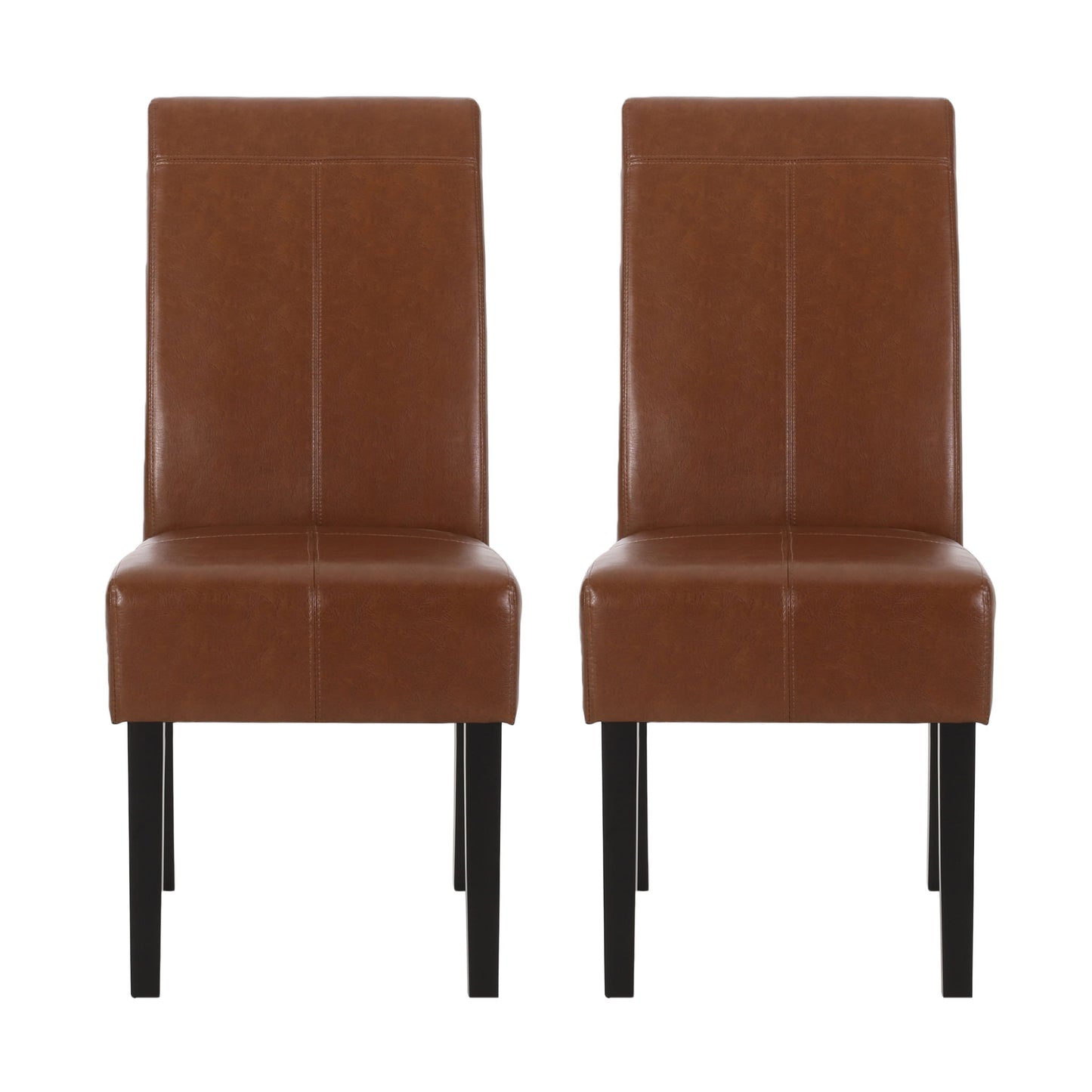 Pertica - Dining Upholstered Armless Chairs (Set of 2) Noble House