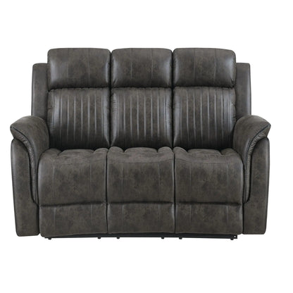 Steban - Reclining Sofa - Gray Global Furniture USA