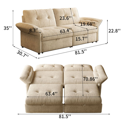 Sofa Bed, 2 In 1 Design For Living Rooms Home Essentials