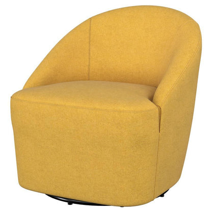 Leon - Upholstered Barrel Accent Swivel Chair Coaster Fine Furniture
