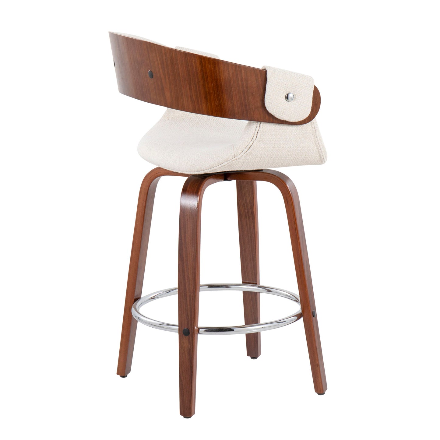 Elisa - Mid Century Modern Counter Stool (Set of 2) Lumi Source