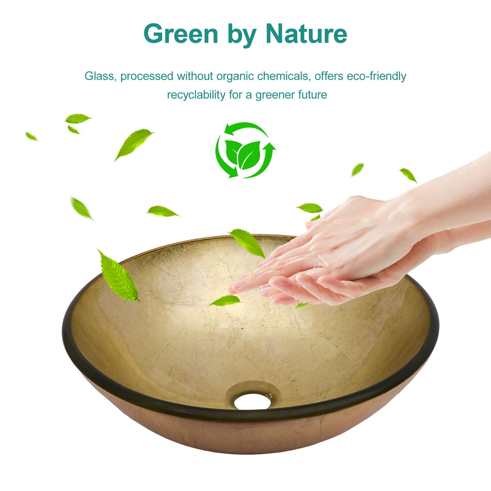 Vessel Sink With Faucet And Pop-Up Drain Daily Nest