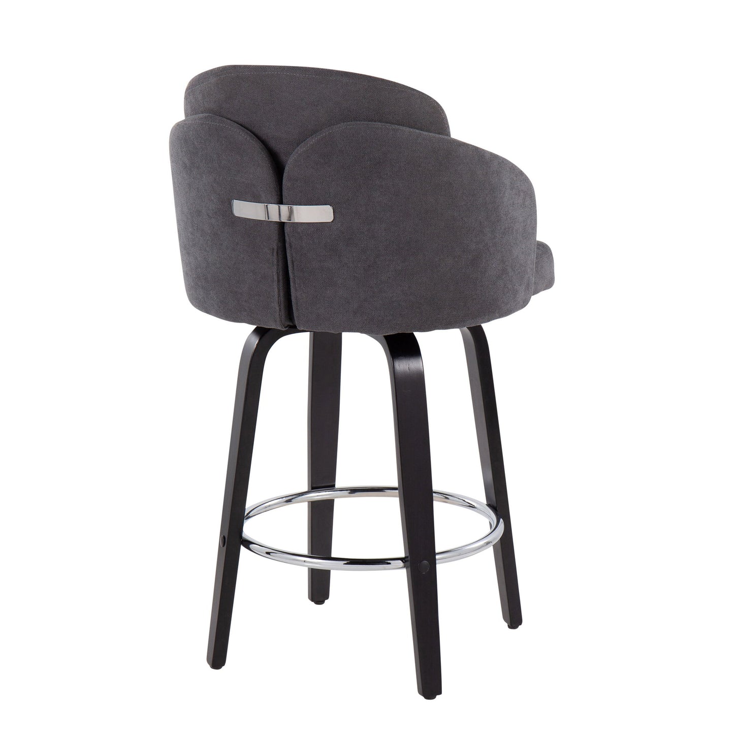 Dahlia - Contemporary Counter Stool Round Footrest (Set of 2) Lumi Source