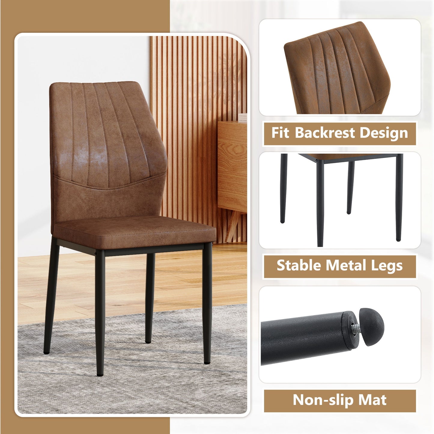 Dining Chairs With Shell Pattern, Comfort And Style Home Essentials