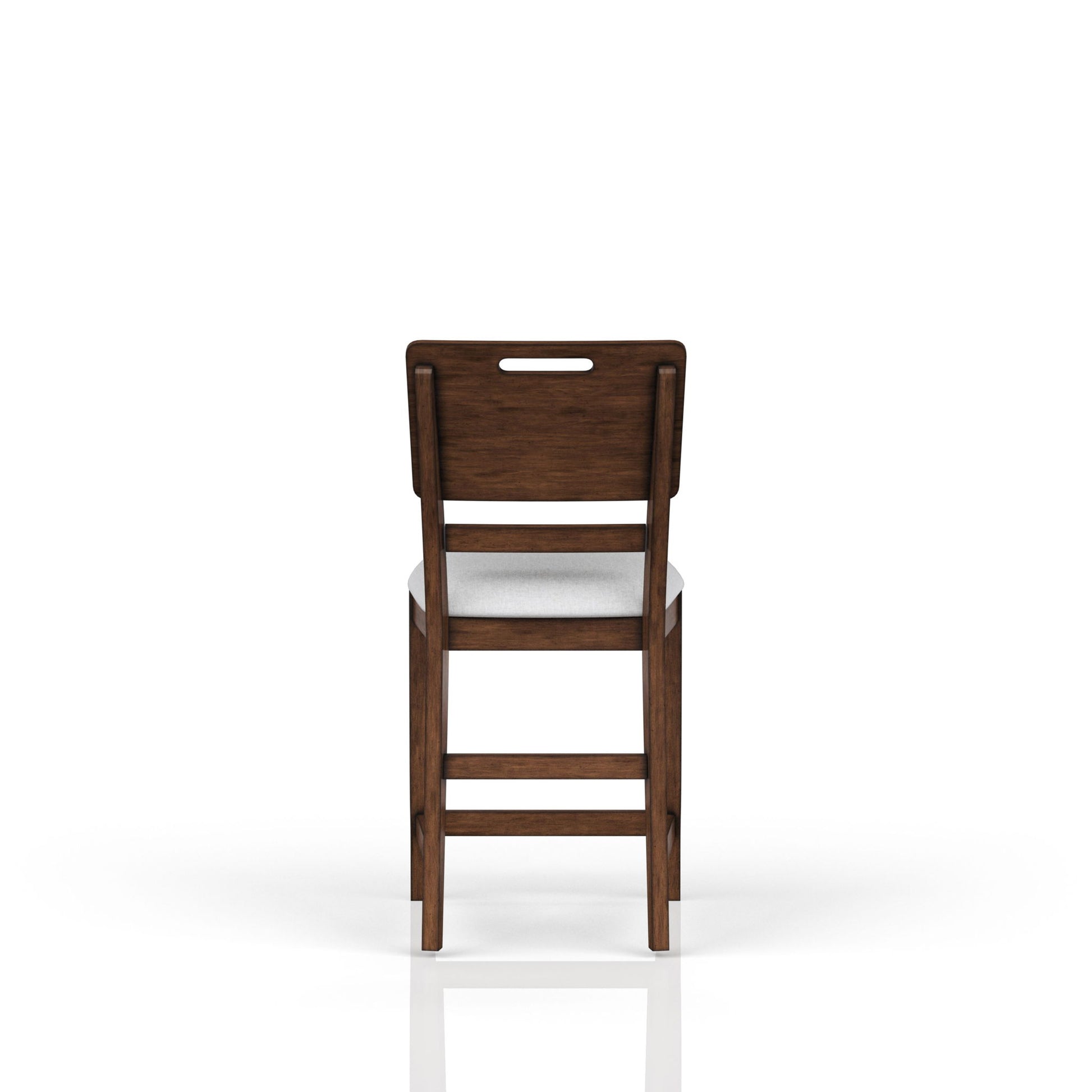 Casual Counter Stool Contrasting Upholstered Seat (Set of 2) - Brown Bernards Furniture