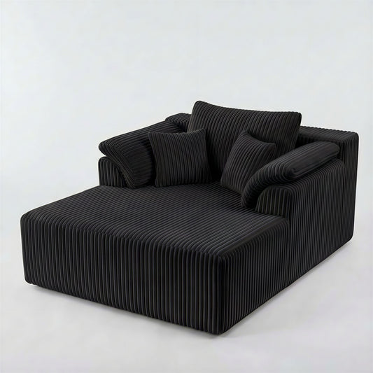 Chaise Lounge Chair, Deep Seat Sleeper Couch For Living Room Home Essentials