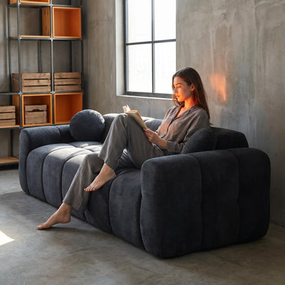Extra Large Compression Sofa, Cloud Puff Couch For Living Room Home Essentials