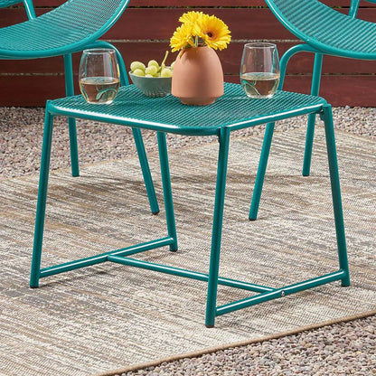 Kincaid - Modern Mesh Top Side Table Noble House